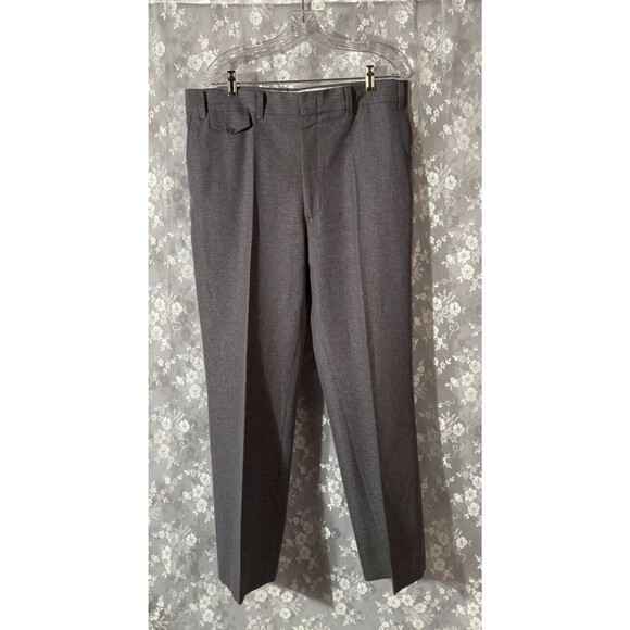 Vintage 70s 3 Piece Suit 1970s Polyester Gray Hipster Cool Anchor Man Size 44R - Picture 4 of 8